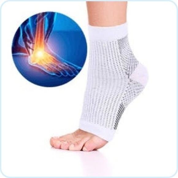 Compression Socks Sooth Relieve NWT size Large White Name Brand  Quality - Picture 2 of 3